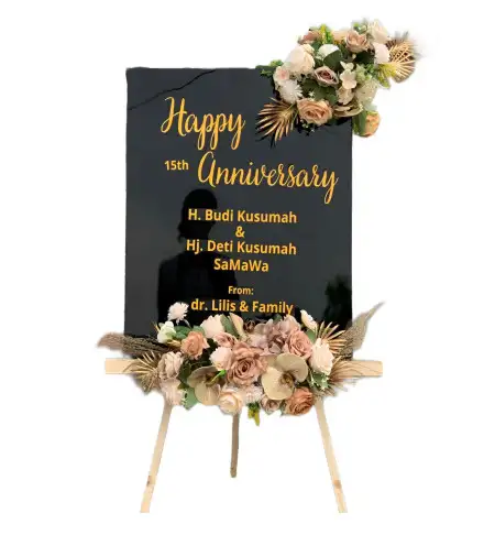 Papan Bunga Akrilik Sikelang