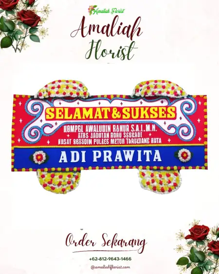 Papan Bunga Ucapan Selamat Sikelang